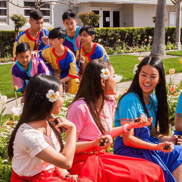 Oakland Khmer Angkor Dance Troupe dancers and community