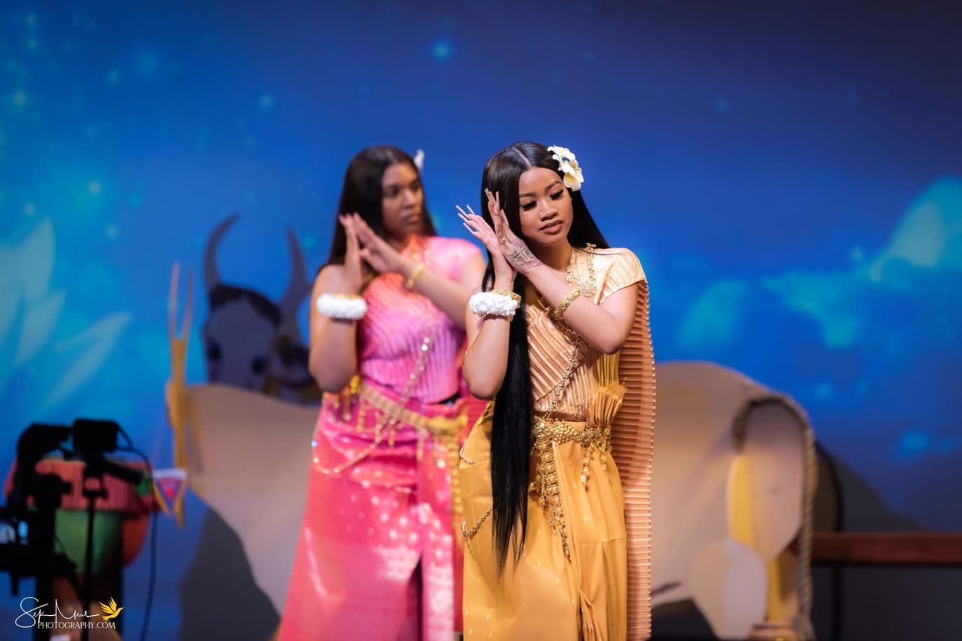 Oakland Khmer Angkor Dance Troupe performers at Cambodian New Year